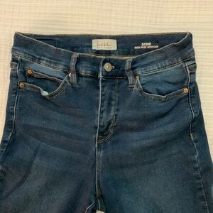 Soho High Rise Bootcut Stretch Jeans - Dark Blue